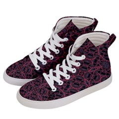 Modern Ornate Pattern Women s Hi-top Skate Sneakers by dflcprints