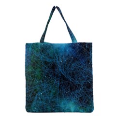 System Network Connection Connected Grocery Tote Bag by Celenk