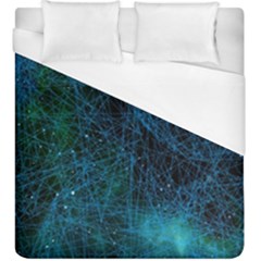 System Network Connection Connected Duvet Cover (king Size) by Celenk