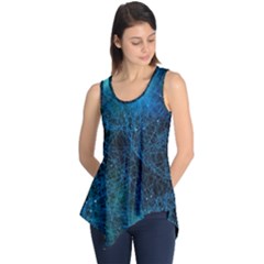 System Network Connection Connected Sleeveless Tunic by Celenk