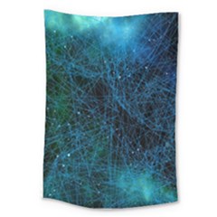 System Network Connection Connected Large Tapestry by Celenk