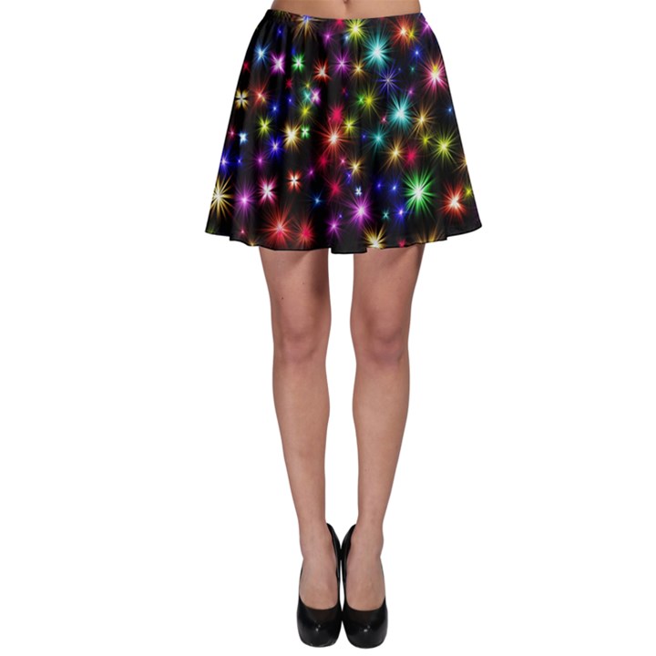 Fireworks Rocket New Year S Day Skater Skirt