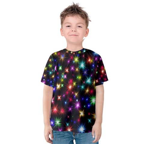 Fireworks Rocket New Year S Day Kids  Cotton Tee by Celenk