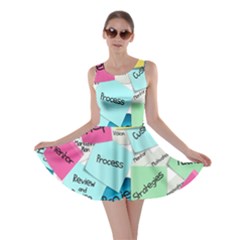 Stickies Post It List Business Skater Dress by Celenk