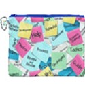 Stickies Post It List Business Canvas Cosmetic Bag (XXXL) View1