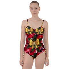 Christmas Star Winter Celebration Sweetheart Tankini Set by Celenk