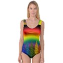 Christmas Colorful Rainbow Colors Princess Tank Leotard  View1