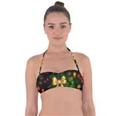 Christmas Celebration Tannenzweig Halter Bandeau Bikini Top by Celenk