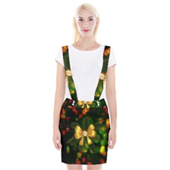 Christmas Celebration Tannenzweig Braces Suspender Skirt by Celenk