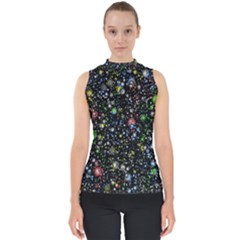 Universe Star Planet All Colorful Shell Top by Celenk