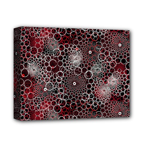 Chain Mail Vortex Pattern Deluxe Canvas 14  X 11  by Celenk