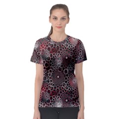 Chain Mail Vortex Pattern Women s Sport Mesh Tee