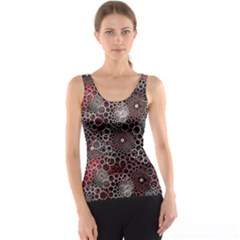 Chain Mail Vortex Pattern Tank Top by Celenk