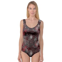 Chain Mail Vortex Pattern Princess Tank Leotard  by Celenk