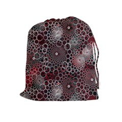 Chain Mail Vortex Pattern Drawstring Pouches (extra Large) by Celenk