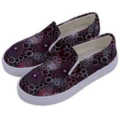 Chain Mail Vortex Pattern Kids  Canvas Slip Ons by Celenk