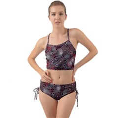 Chain Mail Vortex Pattern Mini Tank Bikini Set