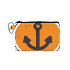 Anchor Keeper Sailing Boat Canvas Cosmetic Bag (small)