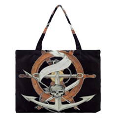 Anchor Seaman Sailor Maritime Ship Medium Tote Bag by Celenk