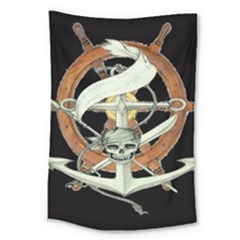 Anchor Seaman Sailor Maritime Ship Large Tapestry by Celenk