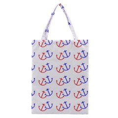 Anchors Nautical Backdrop Sea Nautical Classic Tote Bag by Celenk