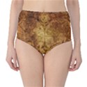 Map Of The World Old Historically High-Waist Bikini Bottoms View1