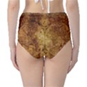 Map Of The World Old Historically High-Waist Bikini Bottoms View2