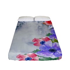 Flower Girl Fitted Sheet (full/ Double Size) by NouveauDesign