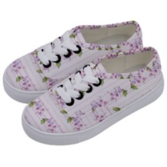 Floral Pattern Kids  Classic Low Top Sneakers by SuperPatterns