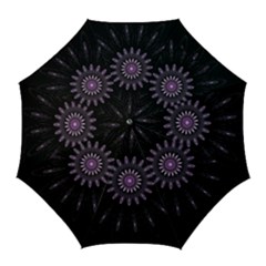 Fractal Mandala Delicate Pattern Golf Umbrellas