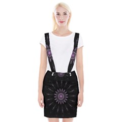 Fractal Mandala Delicate Pattern Braces Suspender Skirt by Celenk