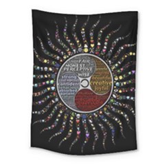 Whole Complete Human Qualities Medium Tapestry by Celenk