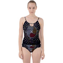 Whole Complete Human Qualities Cut Out Top Tankini Set by Celenk