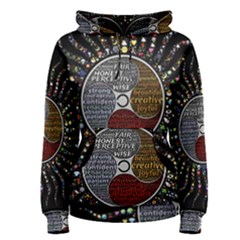 Whole Complete Human Qualities Women s Pullover Hoodie by Celenk