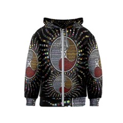 Whole Complete Human Qualities Kids  Zipper Hoodie by Celenk