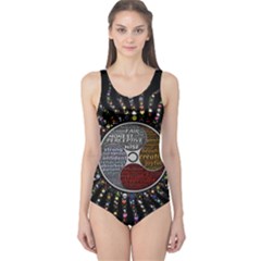 Whole Complete Human Qualities One Piece Swimsuit by Celenk