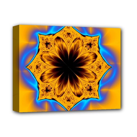 Digital Art Fractal Artwork Flower Deluxe Canvas 14  X 11  by Celenk