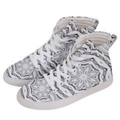 Mandala Pattern Floral Men s Hi-top Skate Sneakers by Celenk