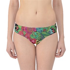 Mandala Figure Nature Girl Hipster Bikini Bottoms by Celenk