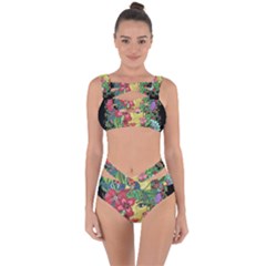 Mandala Figure Nature Girl Bandaged Up Bikini Set  by Celenk