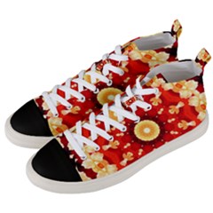 Abstract Art Abstract Background Men s Mid-top Canvas Sneakers by Celenk