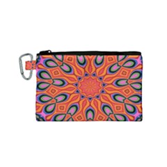 Abstract Art Abstract Background Canvas Cosmetic Bag (small)