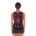 Mandala Red Bright Kaleidoscope Sport Tank Top  View2