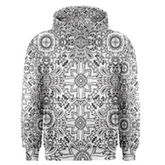 Mandala Pattern Line Art Men s Pullover Hoodie by Celenk