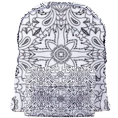 Mandala Pattern Line Art Giant Full Print Backpack