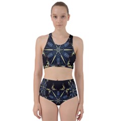 Mandala Butterfly Concentration Racer Back Bikini Set by Celenk