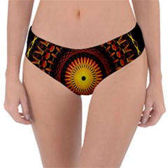 Mandala Psychedelic Neon Reversible Classic Bikini Bottoms