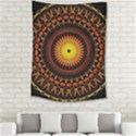 Mandala Psychedelic Neon Medium Tapestry View2