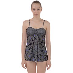 Bird Mandala Spirit Meditation Babydoll Tankini Set by Celenk