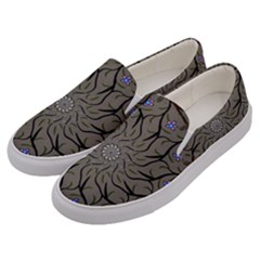 Bird Mandala Spirit Meditation Men s Canvas Slip Ons by Celenk